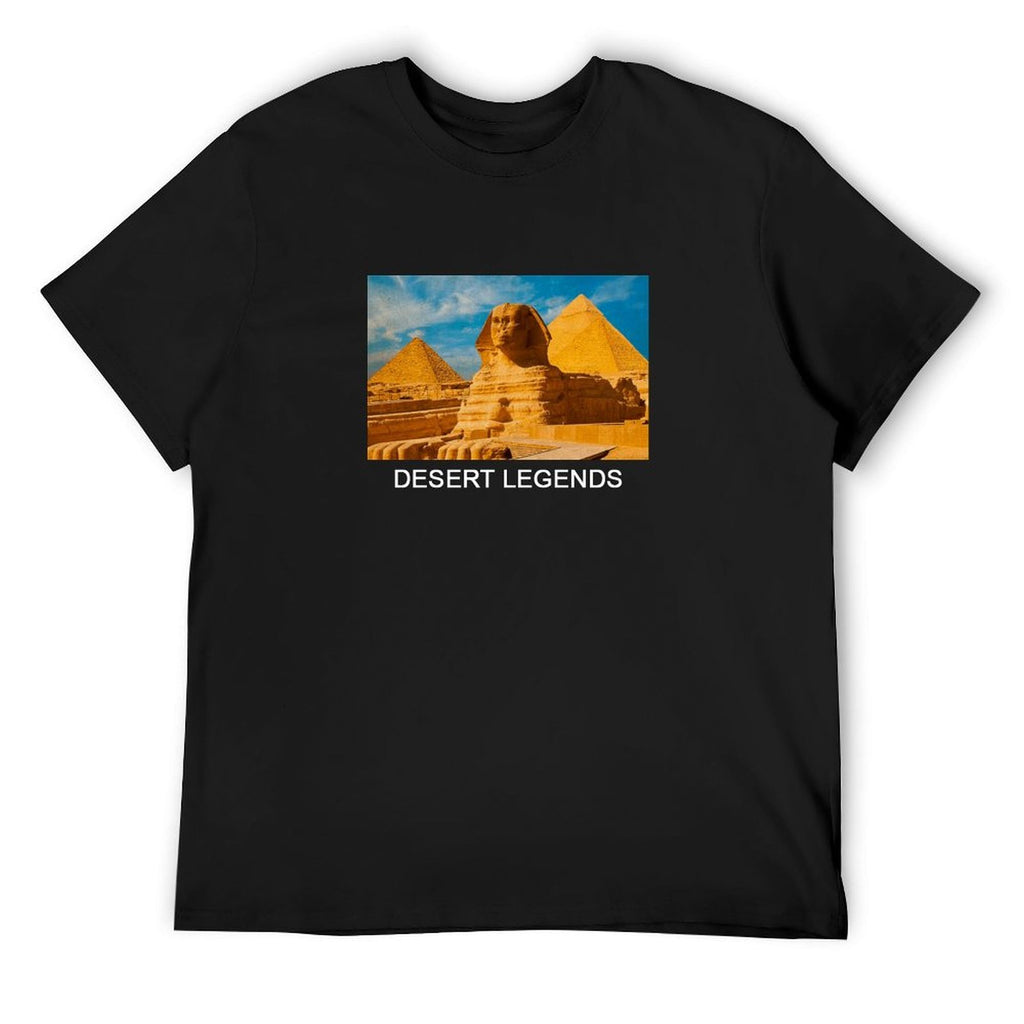 Desert Legends Sphinx Graphic Black T-Shirt