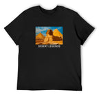 Desert Legends Sphinx Graphic Black T-Shirt