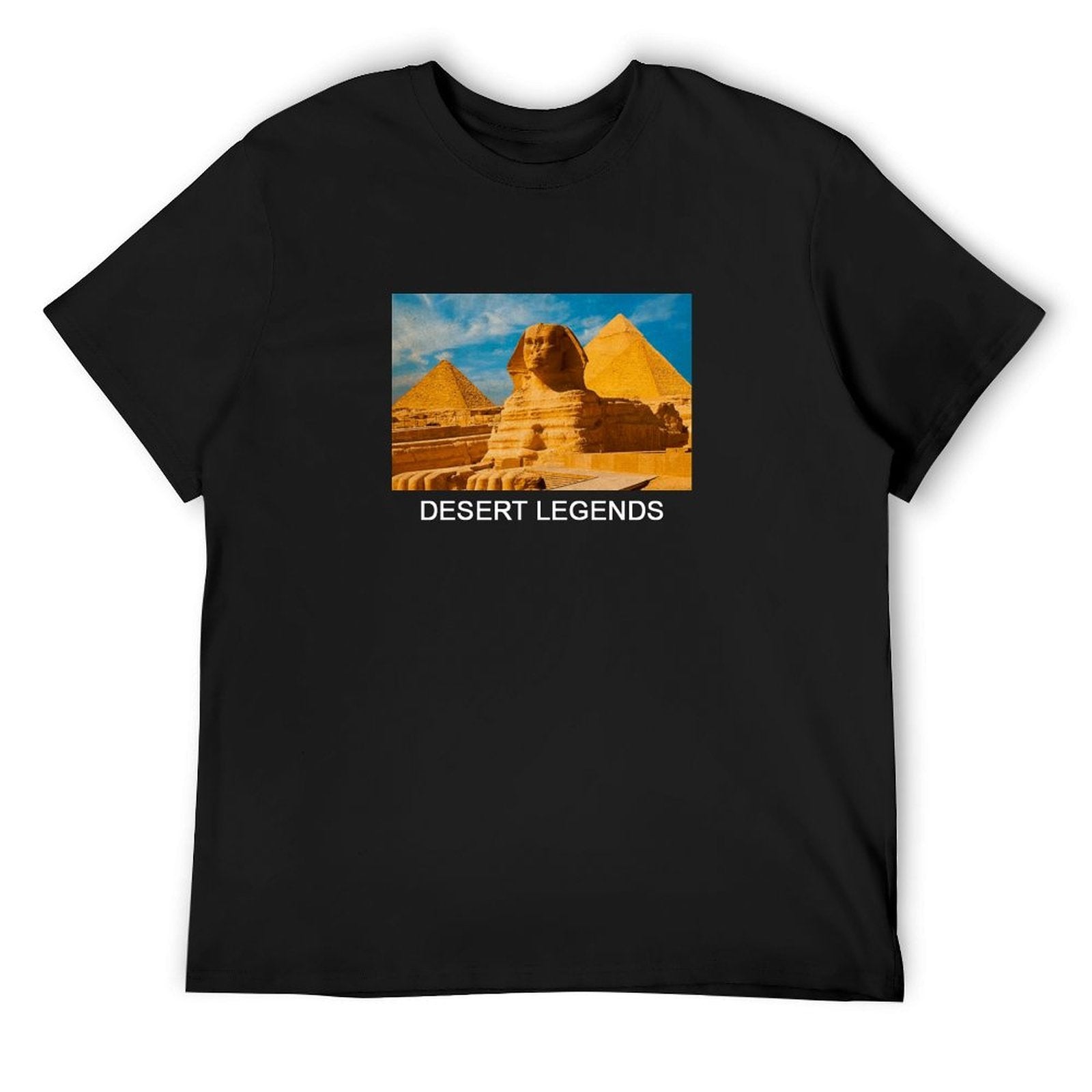 Desert Legends Sphinx Graphic Black T-Shirt
