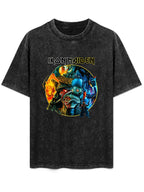 Iron Maiden Samurai Cyborg Eddie Graphic T-Shirt