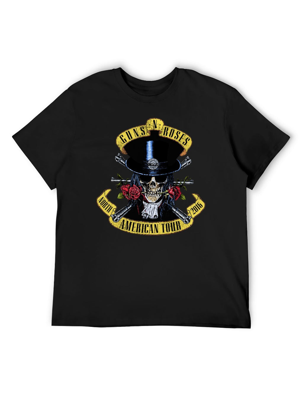 Guns N' Roses North American Tour 2016 Skull Graphic T-Shirt
