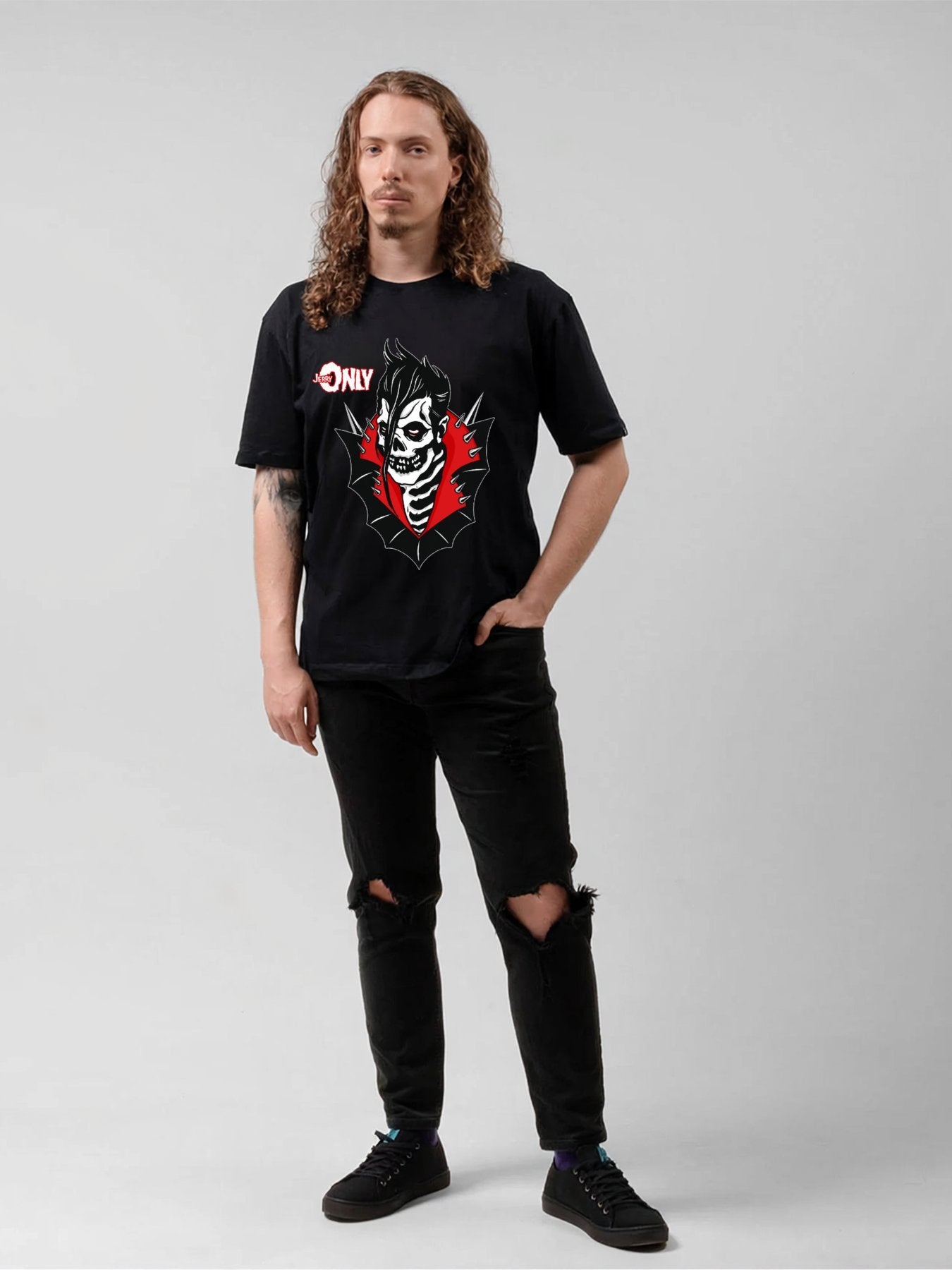 Jerry Only Punk Skull Graphic T-Shirt