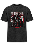 Mötley Crüe Vintage Band Photo Graphic T-Shirt
