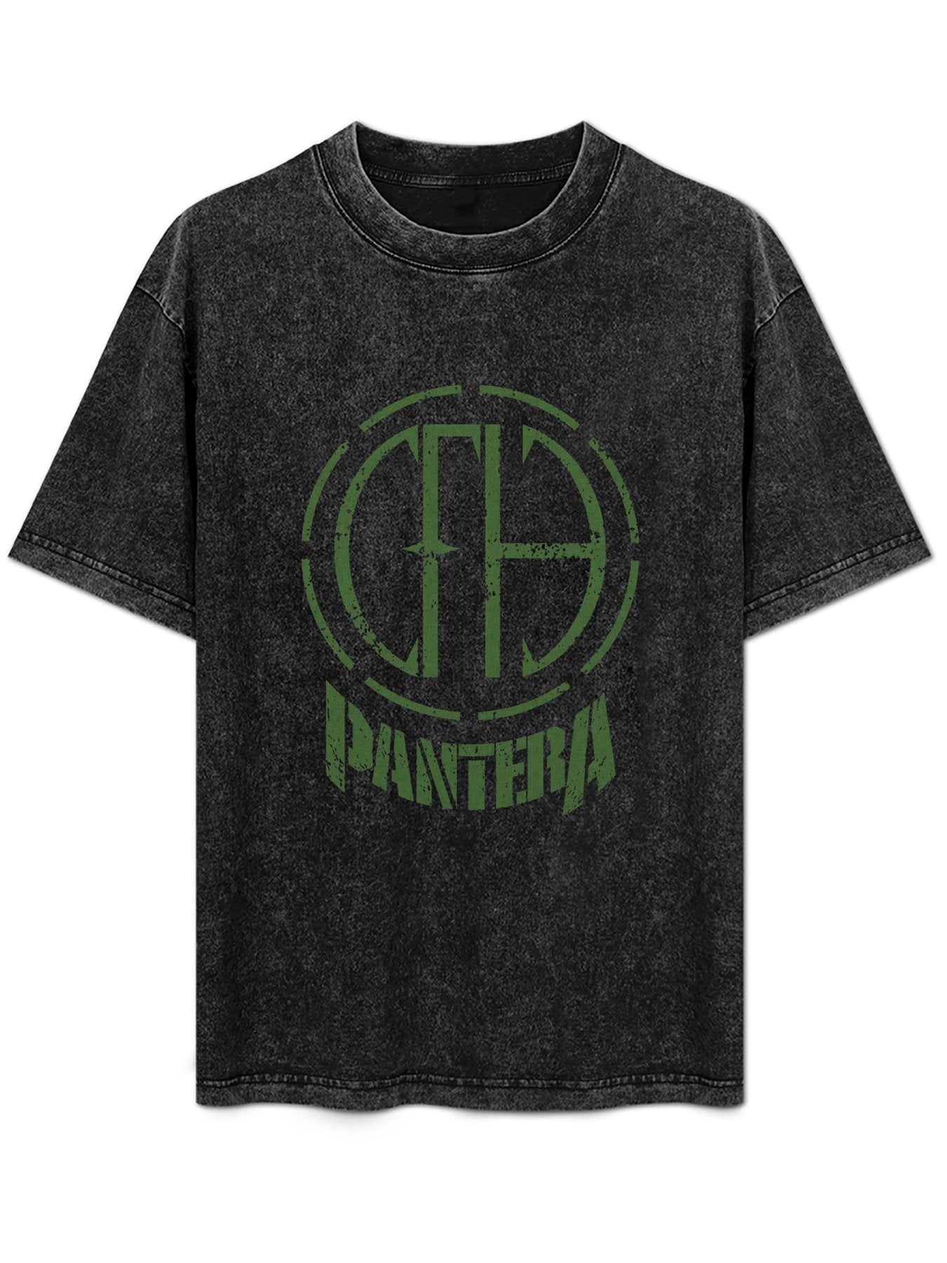 Pantera Distressed CFH Emblem Graphic T-Shirt
