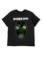 Green Day Gas Mask Punk Graphic T-Shirt