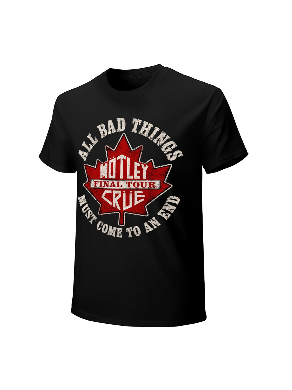 Mötley Crüe Final Tour Maple Leaf Graphic T-Shirt