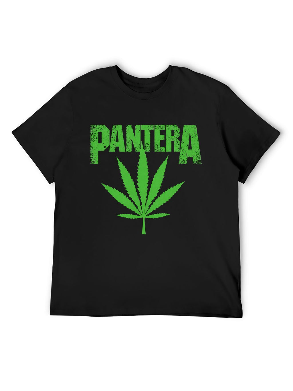 Pantera Green Leaf Logo Graphic T-Shirt