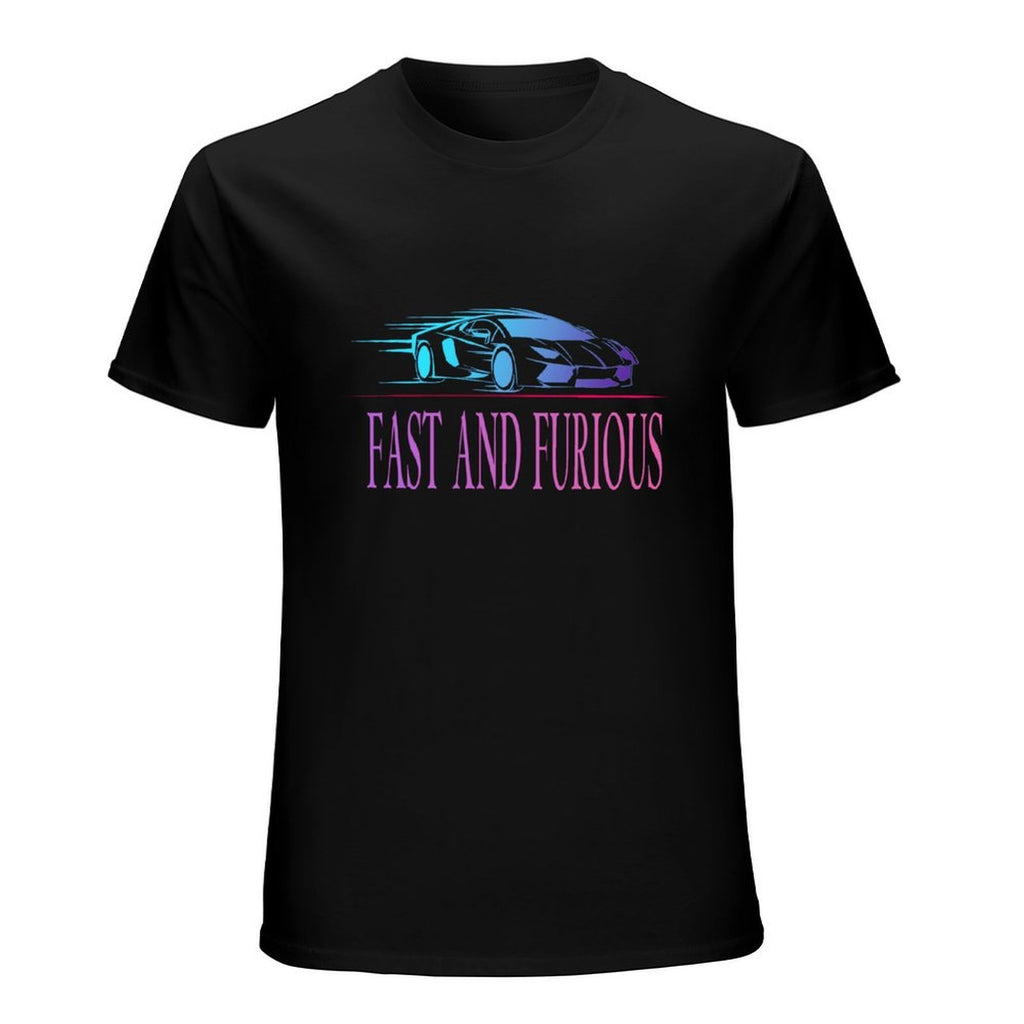 Fast and Furious Car Graphic Black T-Shirt