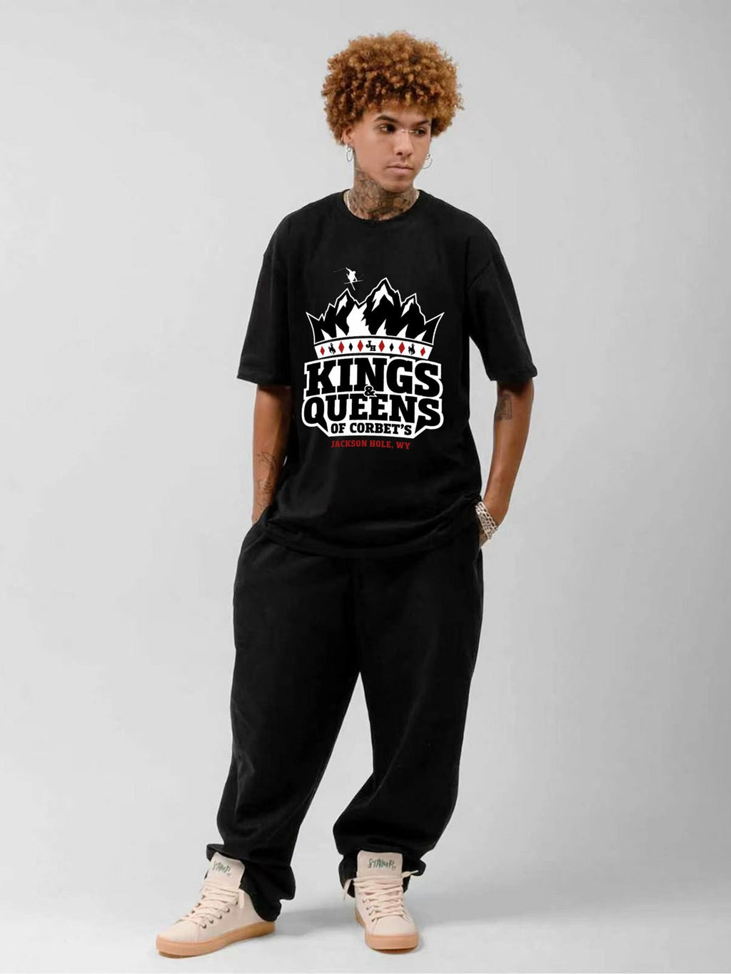Kings & Queens Of Corbet’s Jackson Hole Mountain Graphic T-Shirt