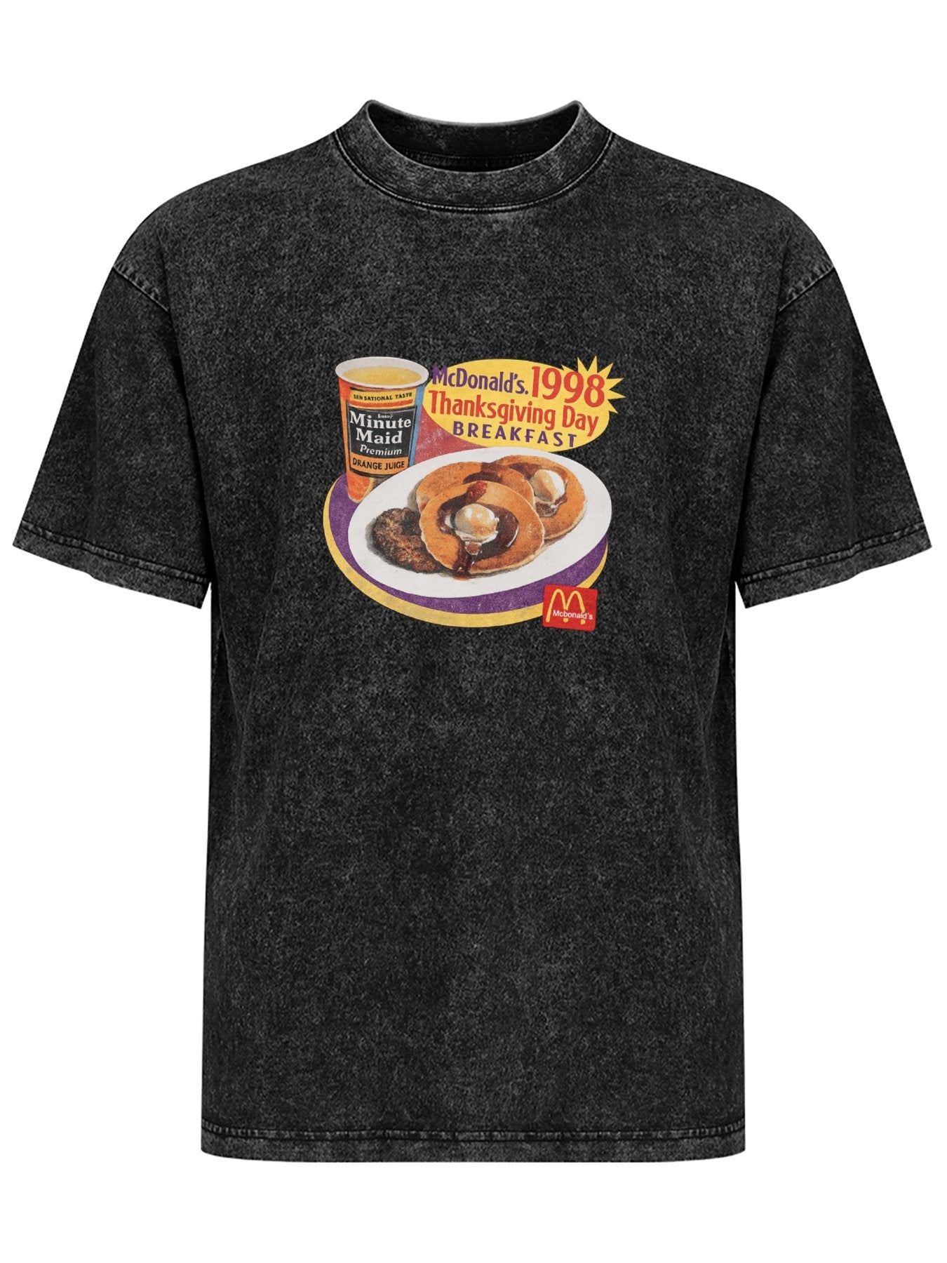 1998 Thanksgiving Day Breakfast Graphic Washed T-Shirt