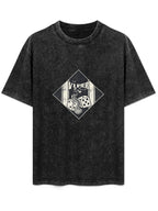 The Viper Room Snake and Dice Graphic Washed T-Shirt