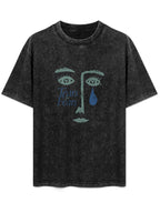 Tears for Fears Face Graphic Washed T-Shirt