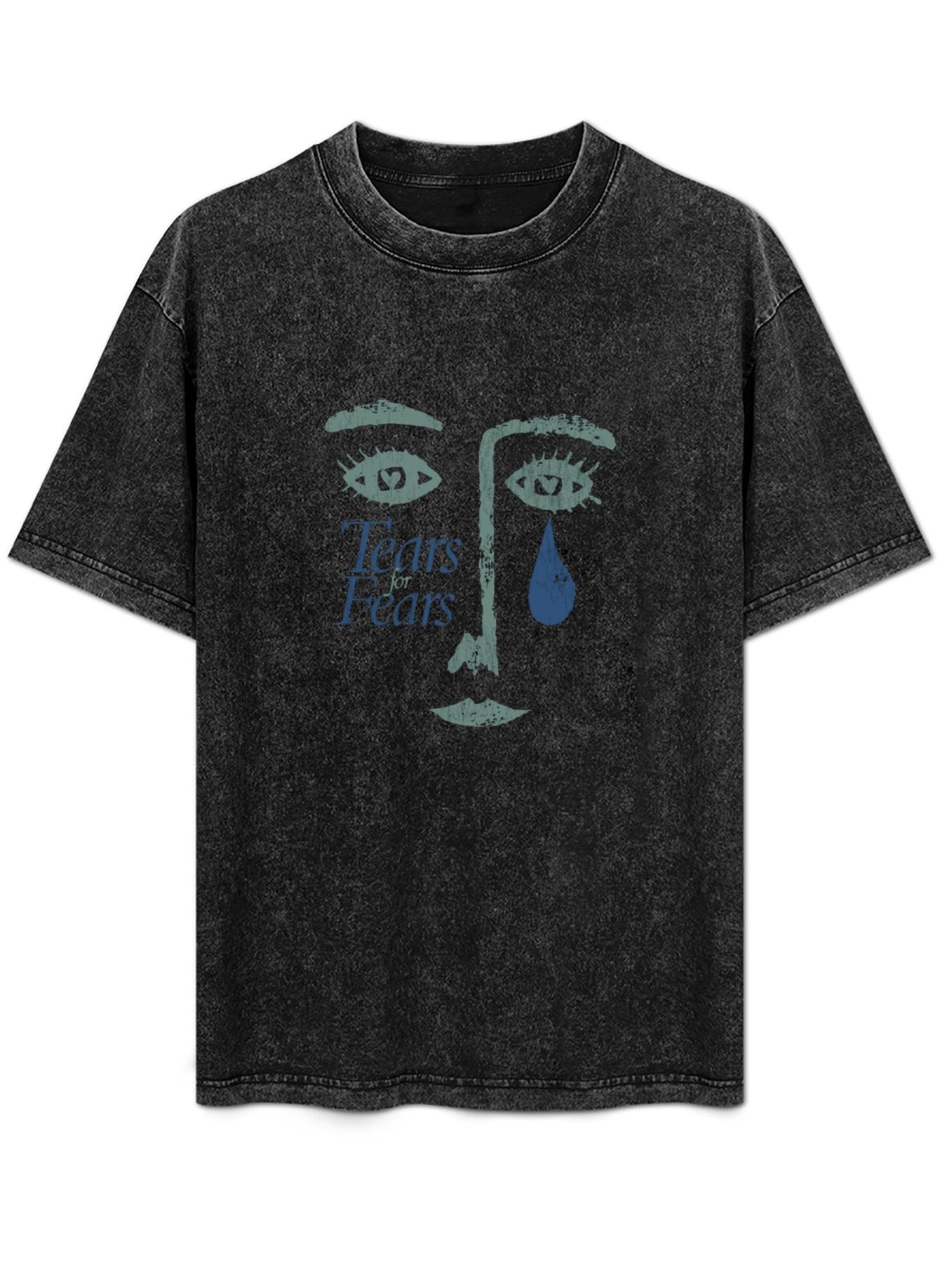 Tears for Fears Face Graphic Washed T-Shirt