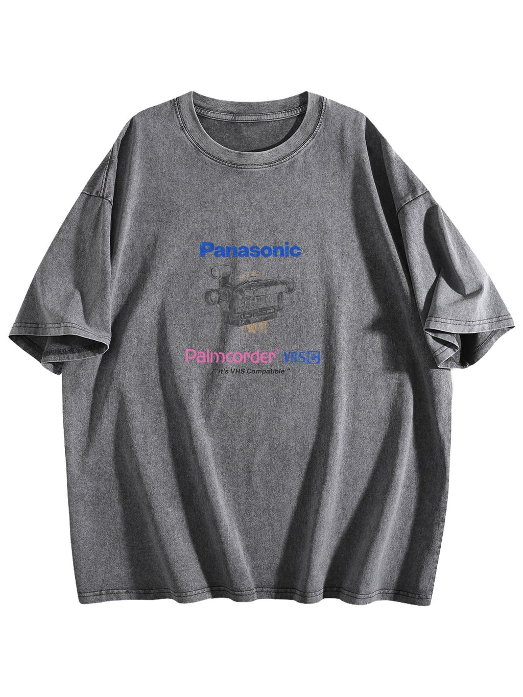 Panasonic Palmcorder VHS-C Graphic Washed T-Shirt