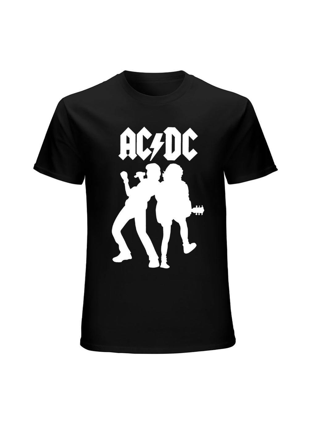AC/DC Rock Duo Silhouette Graphic T-Shirt