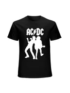 AC/DC Rock Duo Silhouette Graphic T-Shirt