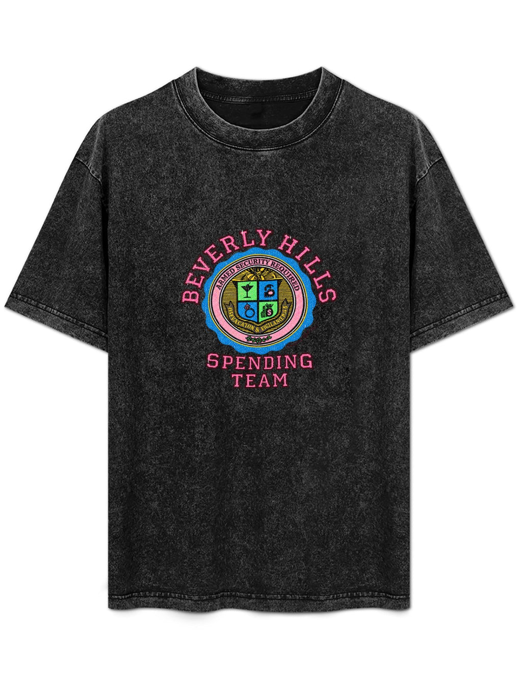 Beverly Hills Spending Team Graphic Washed T-Shirt