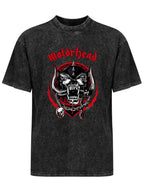 Vintage Washed Motörhead Warpig Chain Graphic T-Shirt