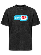 Blink-182 Classic Blue Logo Graphic T-Shirt