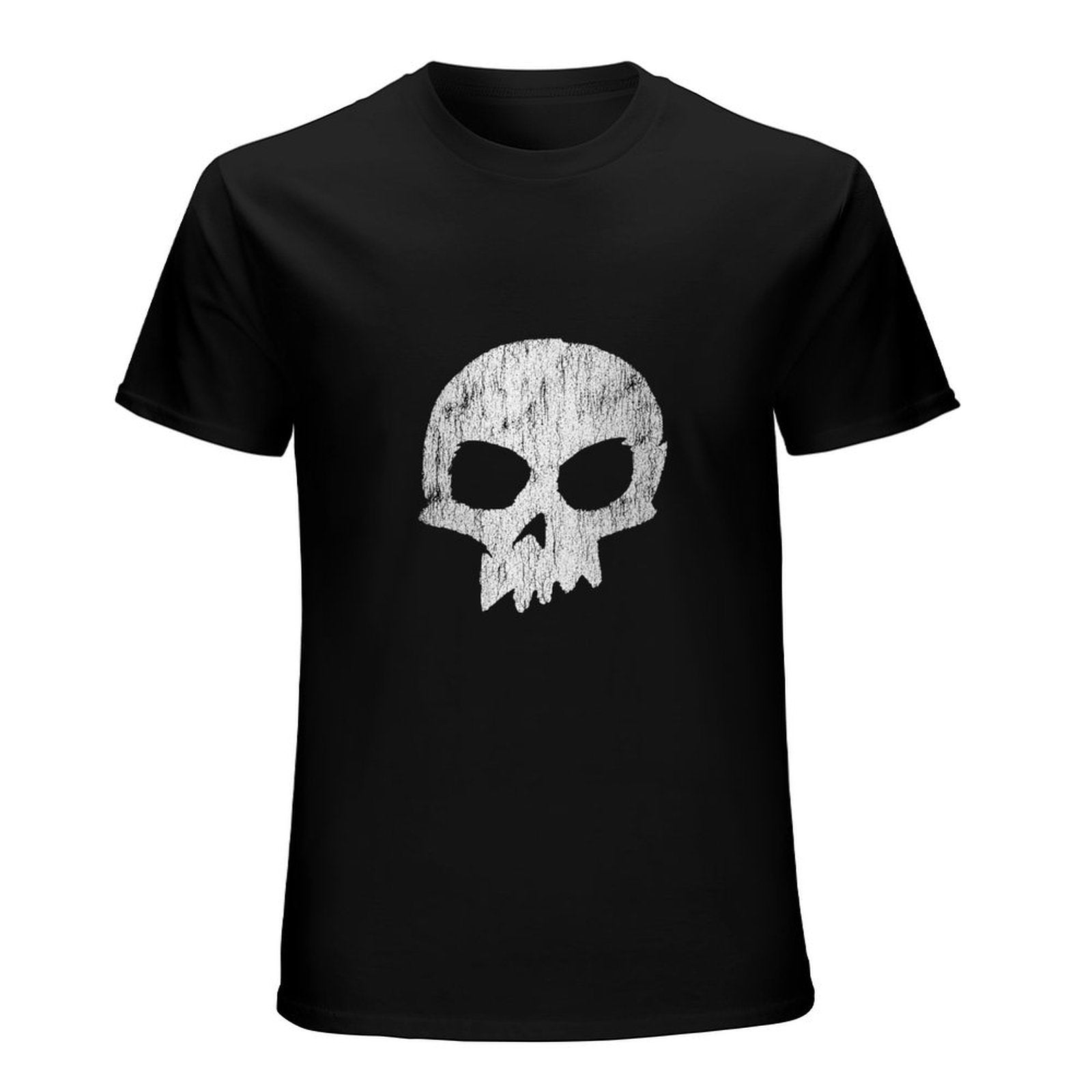 Distressed Skull Graphic T-Shirt