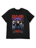 KISS Rock Gods Band Portrait Vintage T-Shirt