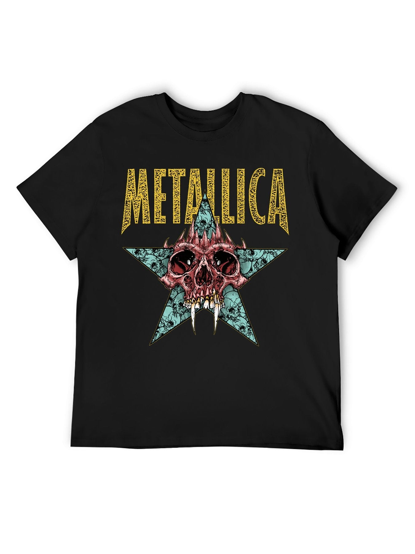 Metallica Skull Star Graphic T-Shirt