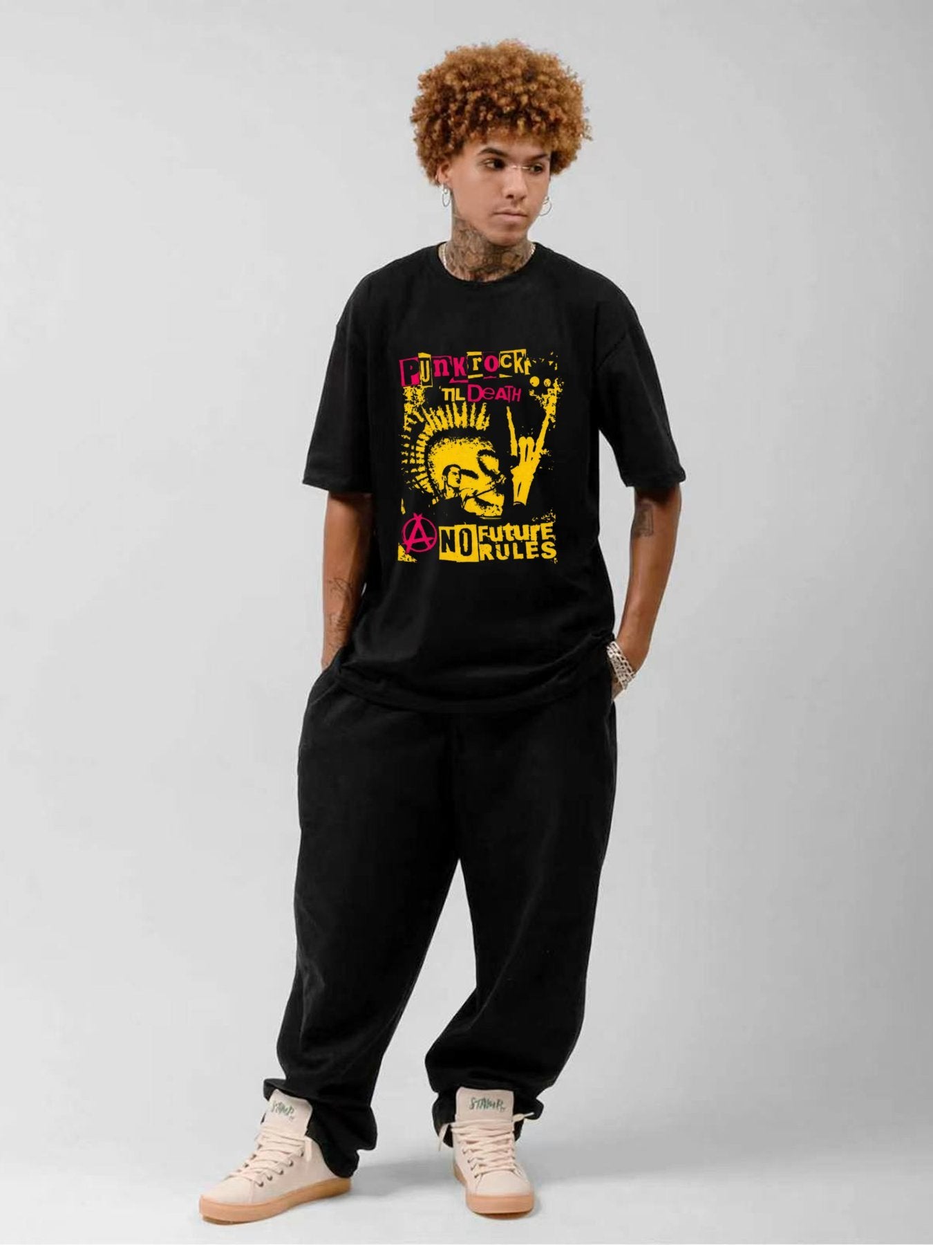 Punk Rock Mohawk Rebel T-Shirt