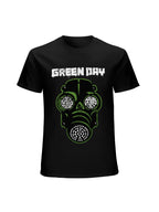 Green Day Gas Mask Punk Graphic T-Shirt