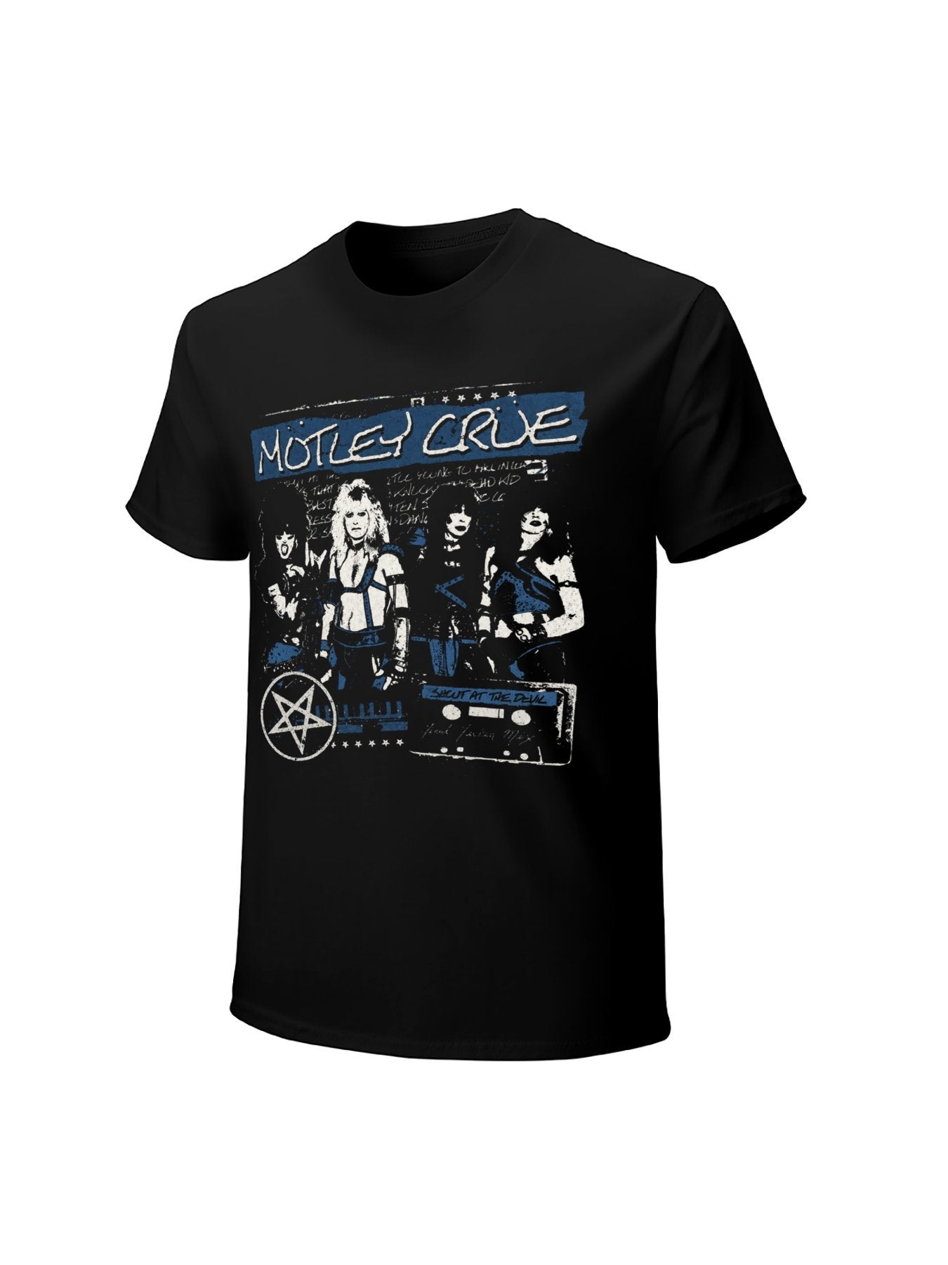 Mötley Crüe Shout At The Devil Cassette Graphic T-Shirt