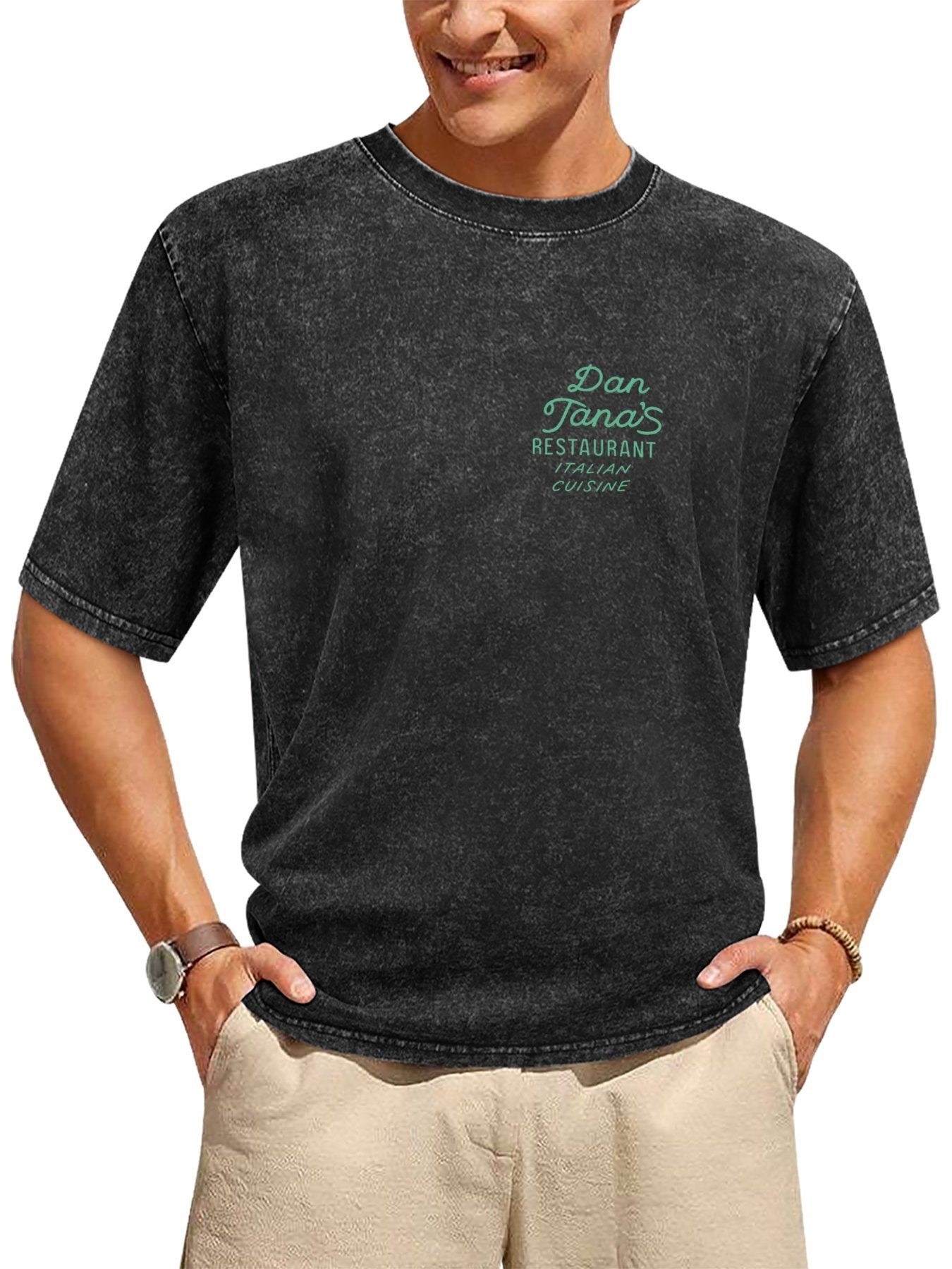 Dan Tana's Restaurant Graphic Washed T-Shirt