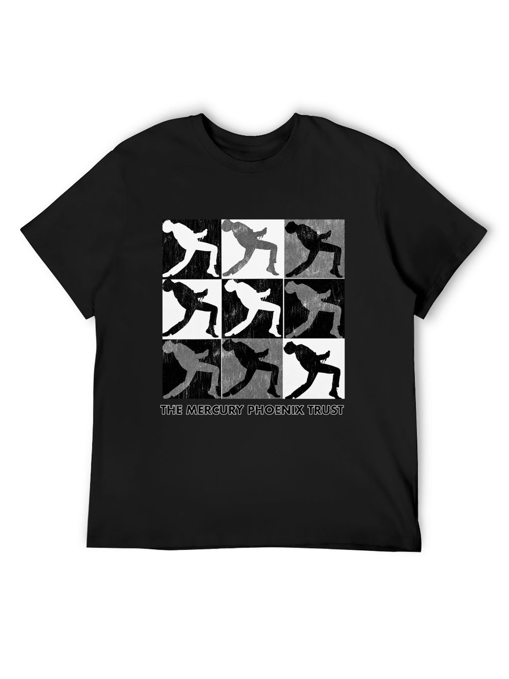 Queen Mercury Phoenix Trust Silhouette Graphic T-Shirt