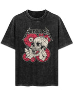 Metallica Skull and Eyeballs Graphic T-Shirt