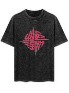 KISS Unmasked Pink Logo Graphic T-Shirt