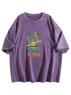 Teenage Mutant Ninja Turtles Pizza Machine Graphic Washed T-Shirt