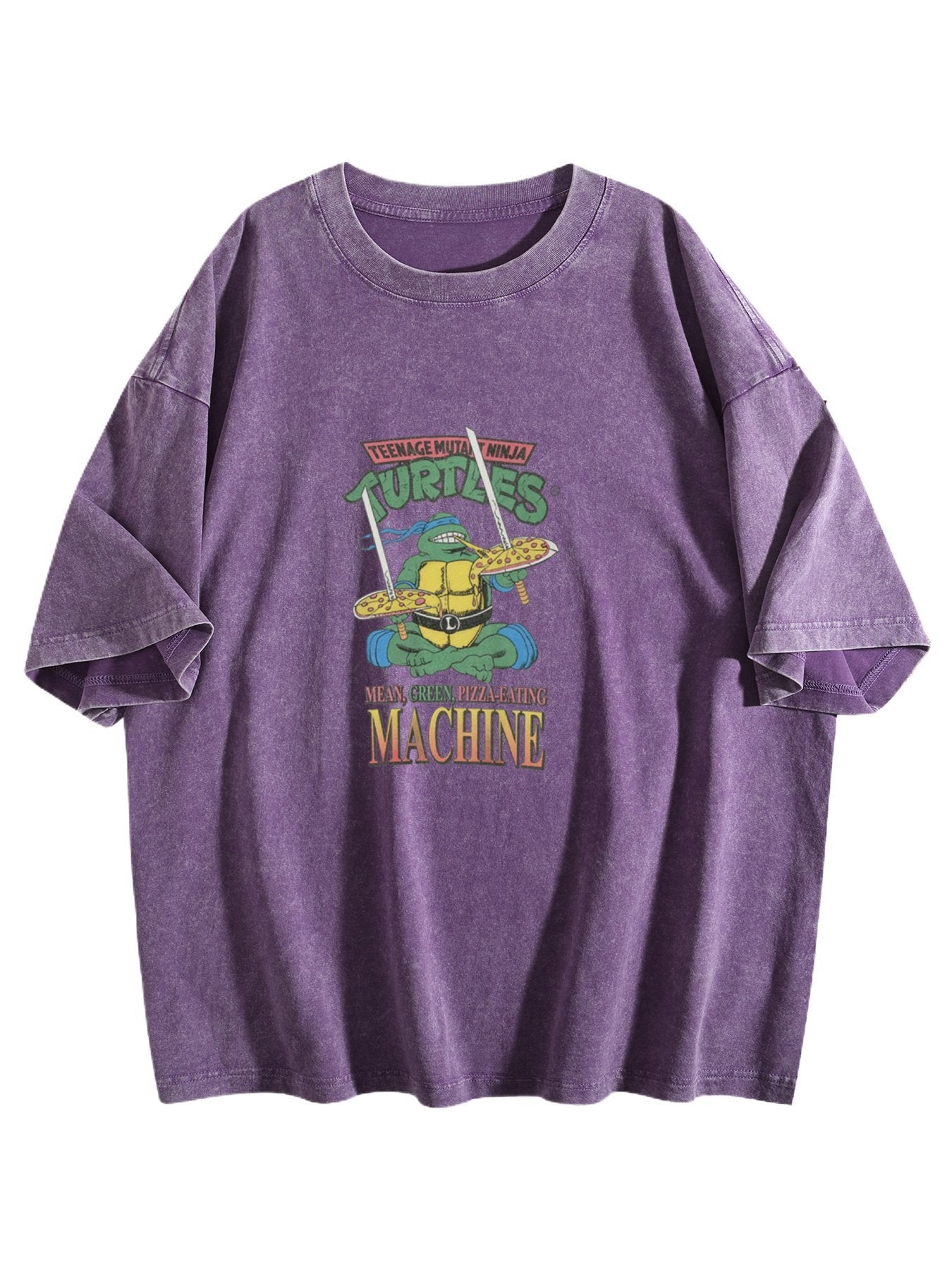 Teenage Mutant Ninja Turtles Pizza Machine Graphic Washed T-Shirt