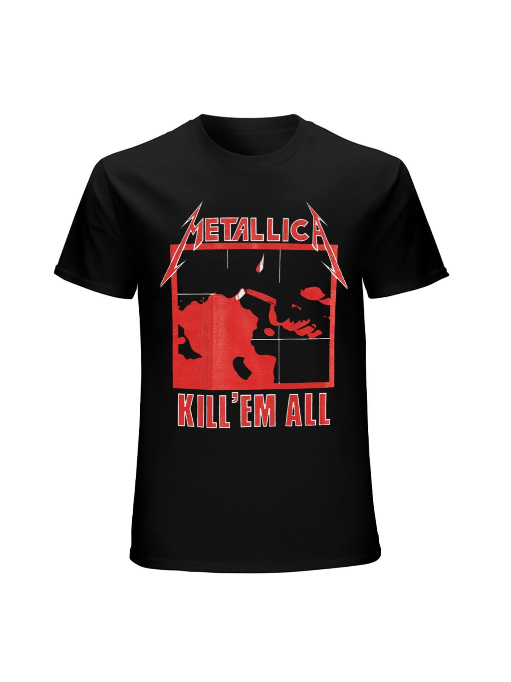 Metallica Kill 'Em All Red Album Graphic T-Shirt