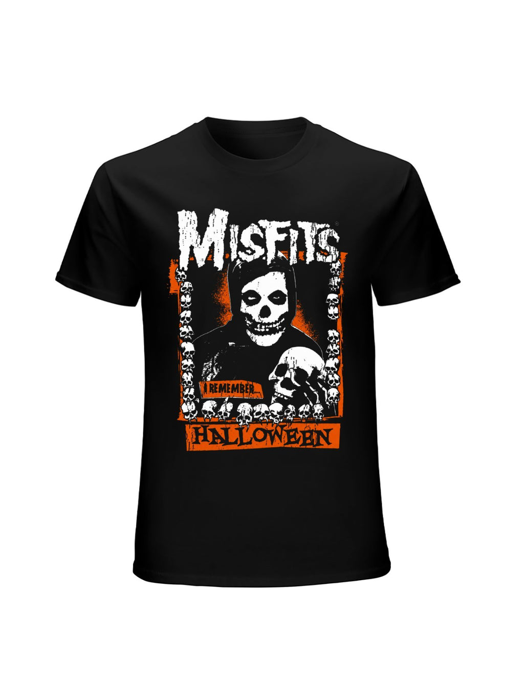 Misfits “Remember Halloween” Skull Poster Graphic T-Shirt