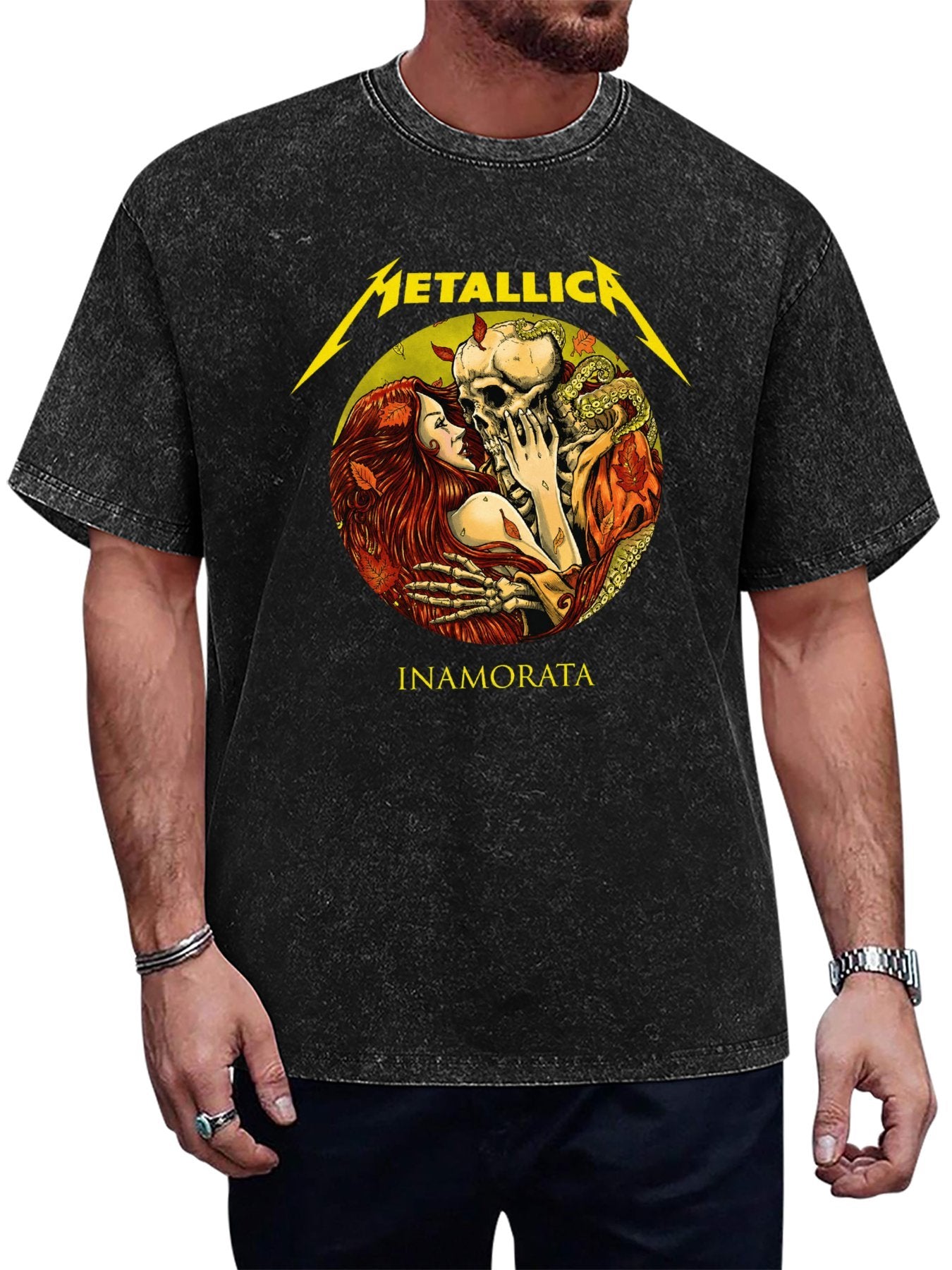 Metallica Inamorata Skull Graphic T-Shirt Main image
