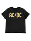 AC/DC 50 Years Gold Logo Graphic T-Shirt
