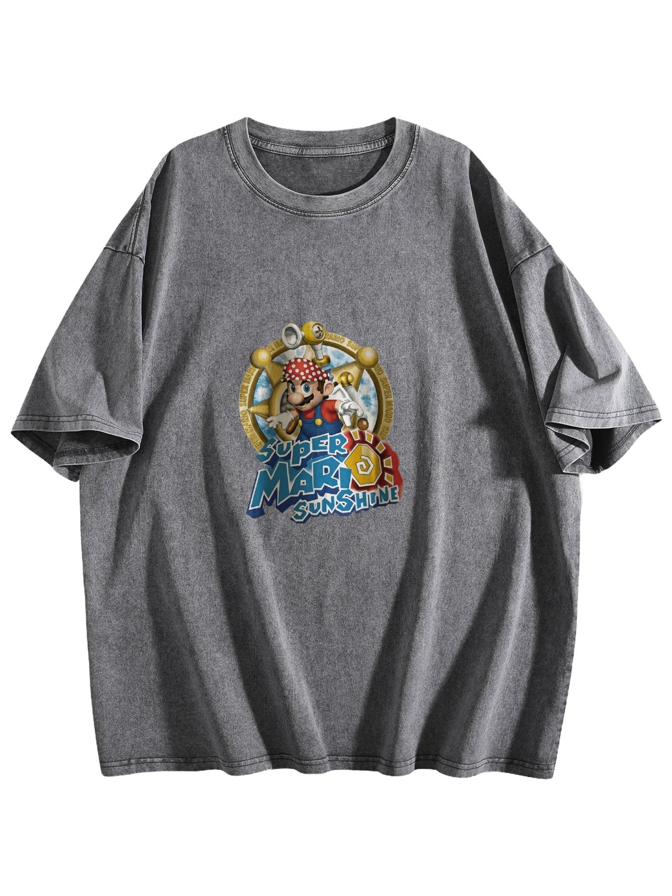 Super Mario Sunshine Washed Graphic T-Shirt