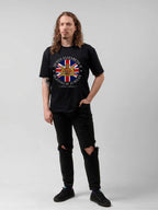 Queen Elizabeth II Platinum Jubilee Union Jack Graphic T-Shirt