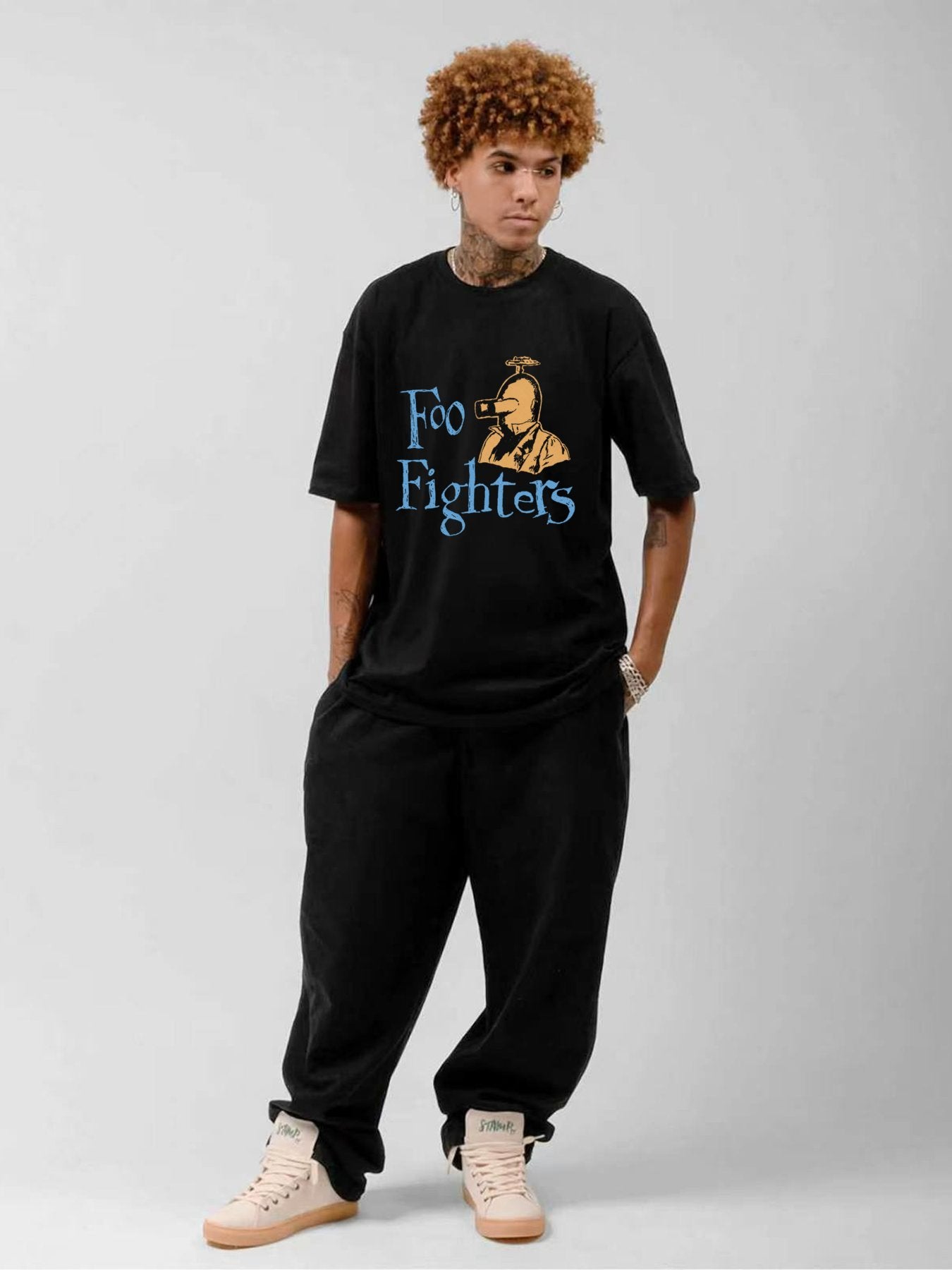 Foo Fighters Roswell Camera Head Graphic T-Shirt