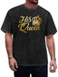 His Queen Gold Crown Script Graphic T-Shirt