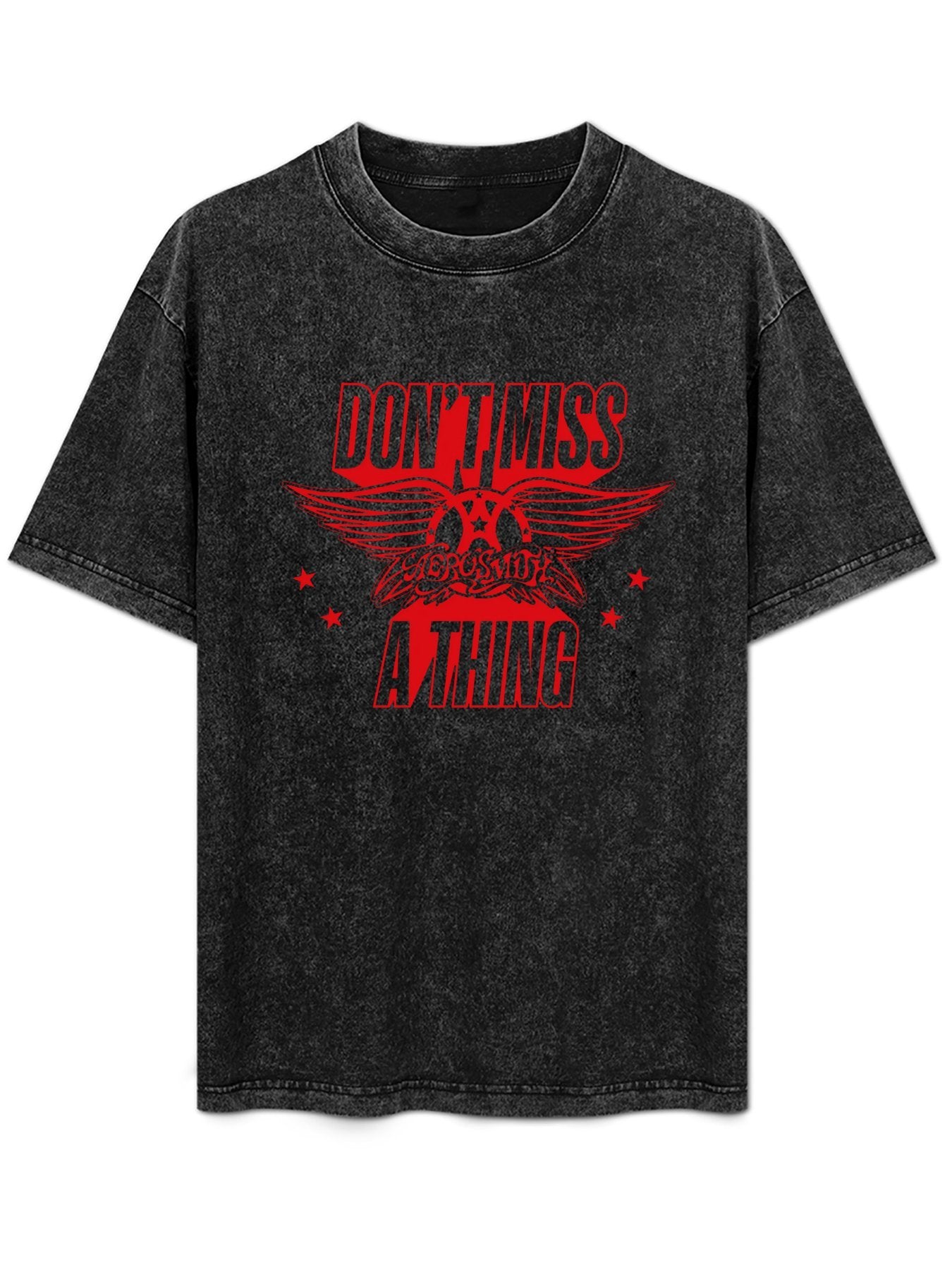 Aerosmith Don’t Miss a Thing Winged Logo Graphic T-Shirt