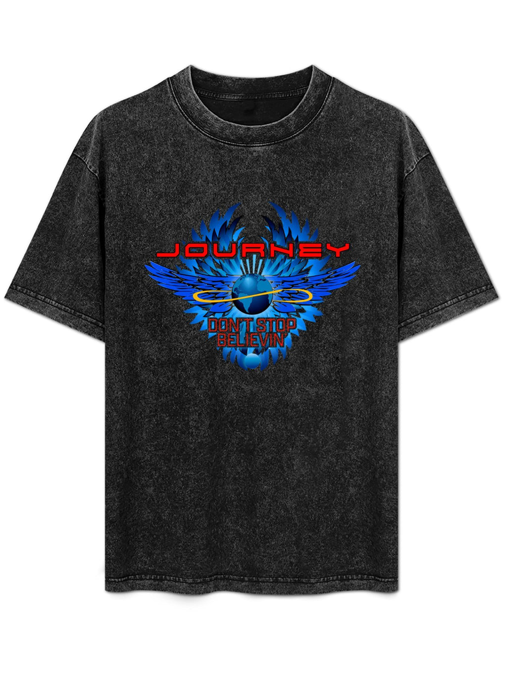 Vintage Washed Journey Don't Stop Believin' Graphic T-Shirt