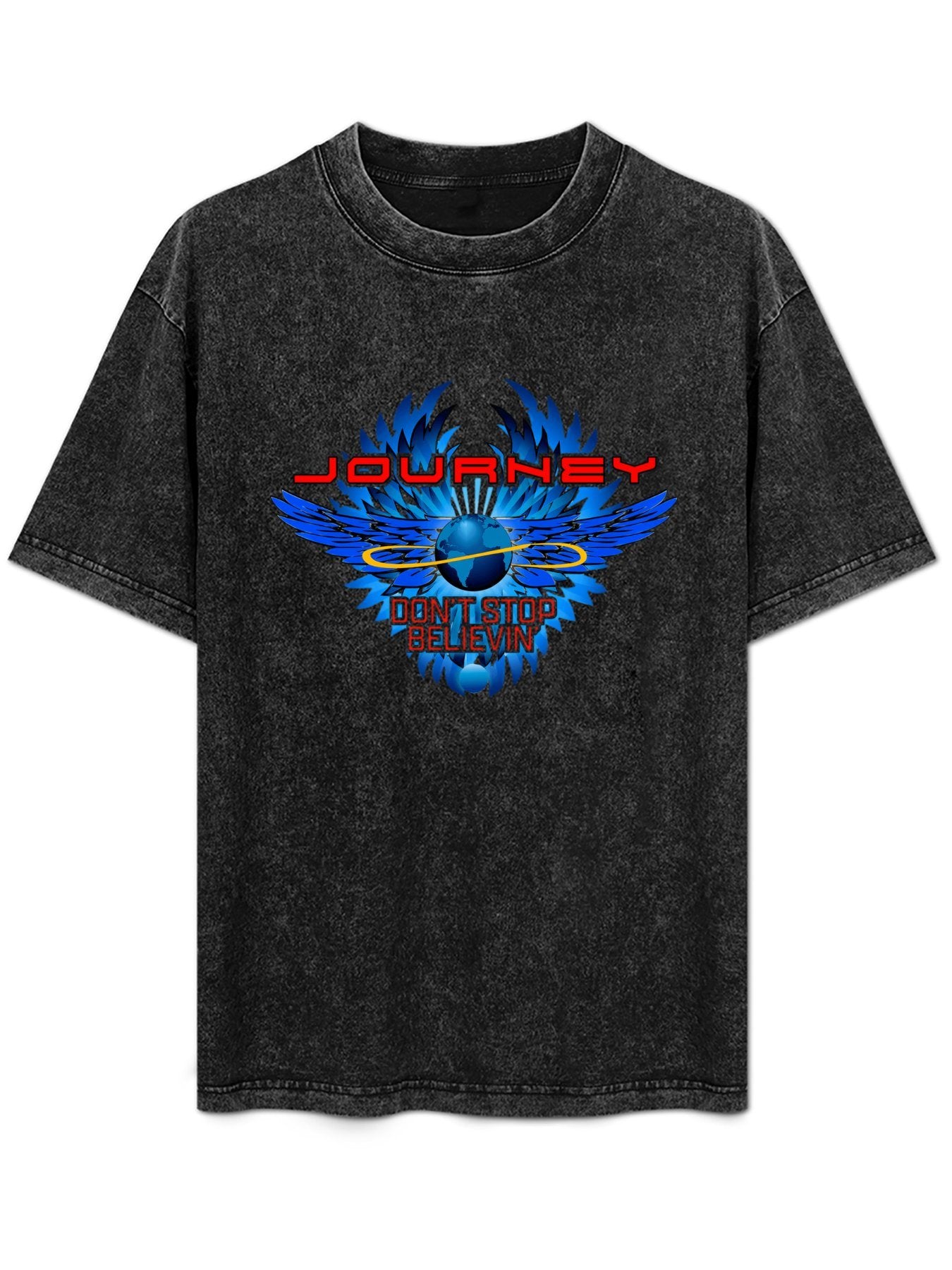 Vintage Washed Journey Don't Stop Believin' Graphic T-Shirt