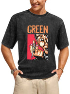 Green Day Comic Syringe Graphic T-Shirt
