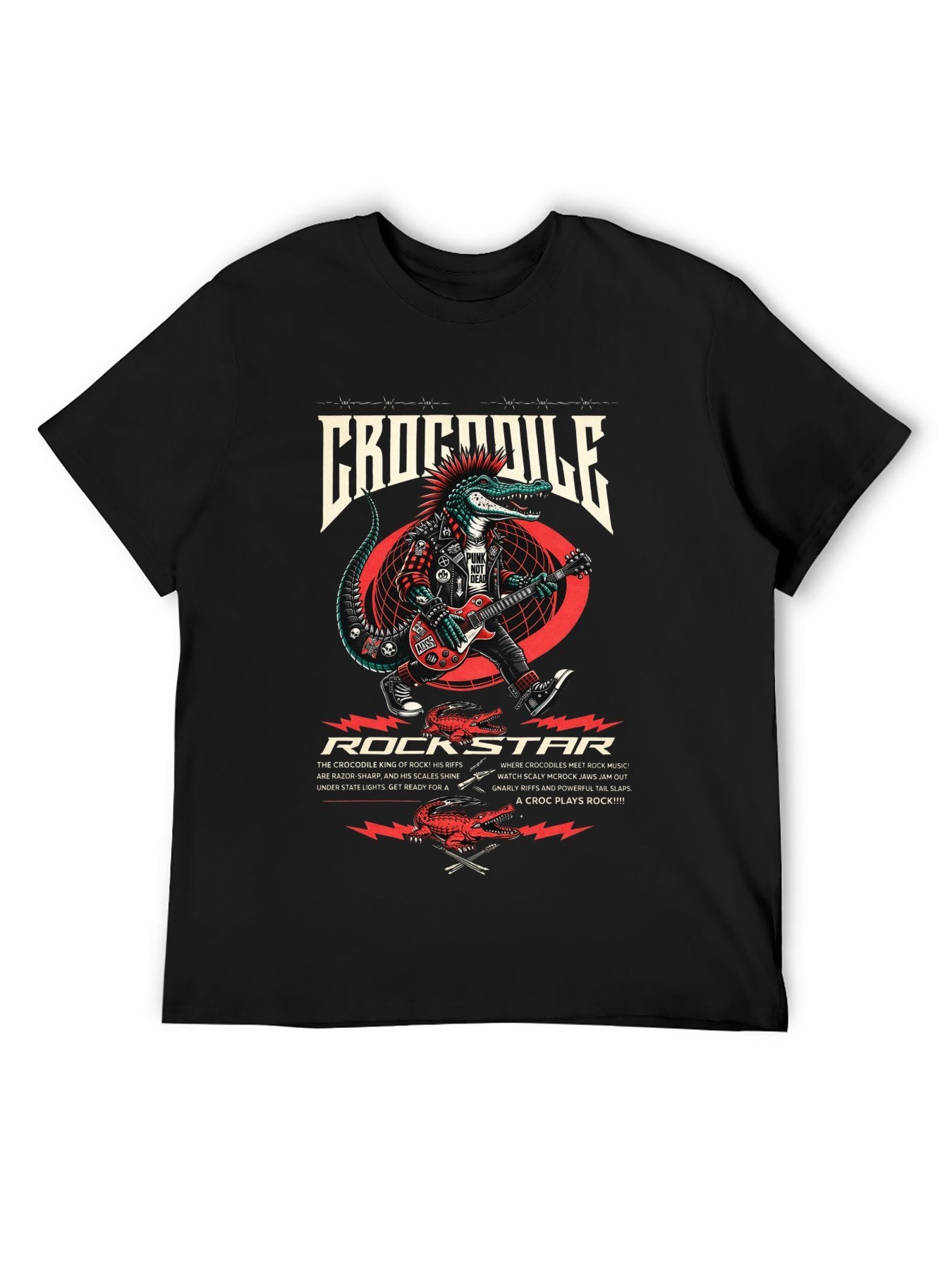 Crocodile Punk Croc Rockstage T-Shirt