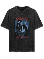Mötley Crüe Girls Girls Girls Blue Portrait Graphic T-Shirt