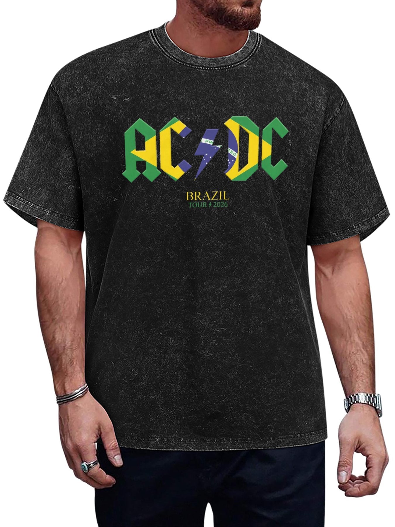 AC/DC Brazil Tour 2026 Graphic T-Shirt